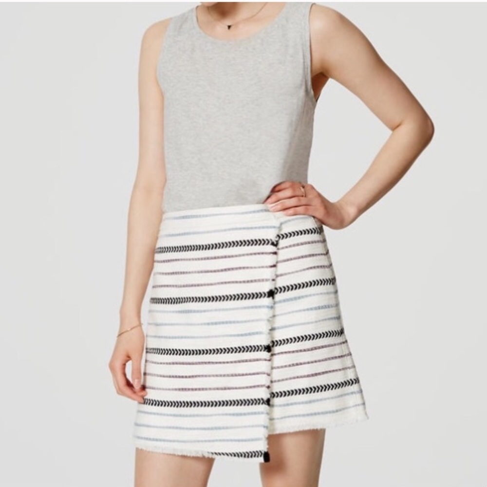 NWOT LOFT Wrap Skirt